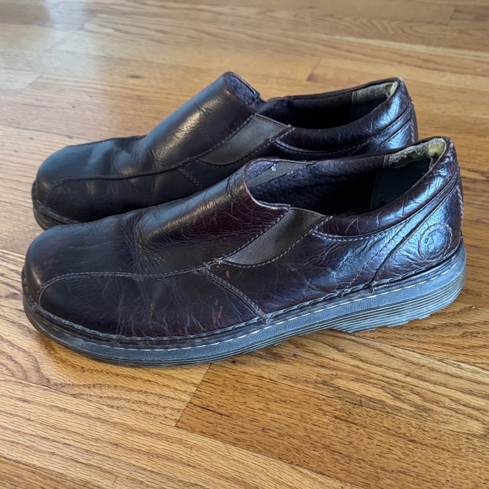 Dr. Martens Dark Brown Leather Slip-Ons - Used - Picture 3 of 9